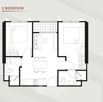Pet-Friendly 2-BR 46 Sqm Condo For Sale, NUE Epic Asoke Rama 9, 400m to MRT Phra Ram 9 (ID 1926933)