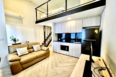 คอนโดให้เช่า : 🔥 เช่าด่วน !! Siamese Sukhumvit 48, 1 ห้องนอน Lofts, 1 ห้องน้ำ, ชั้นสูง 16++, วิวแม่น้ำ!!🔥Code C20230700013 แต่งครบ, พร้อมเข้าอยู่ 📣📣