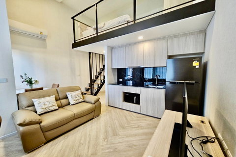 รูปภาพ 🔥 For Rent !! Siamese Sukhumvit 48, 1 bedroom Lofts, 1 bathroom, high floor 16++, River view!!🔥Code C20230700013 furnished, ready to move in📣📣