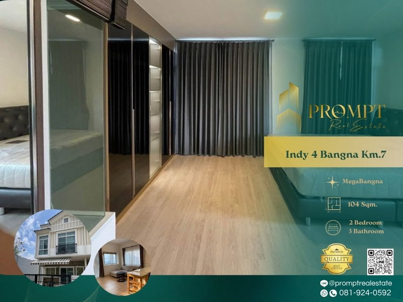 บ้านเดี่ยวให้เช่า : IJ04470 - Indy 4 Bangna Km.7 : MegaBangna