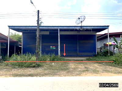 ขายโรงงาน : โกดัง 111 ตร.วา เชียงขวัญ ร้อยเอ็ด 1.5M