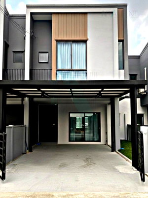 บ้านเดี่ยวให้เช่า : ให้เช่าบ้านแฝด 2 ชั้น พลีโน่ บางนา - อ่อนนุช 2 3 ห้องนอน 3 ห้องน้ำ