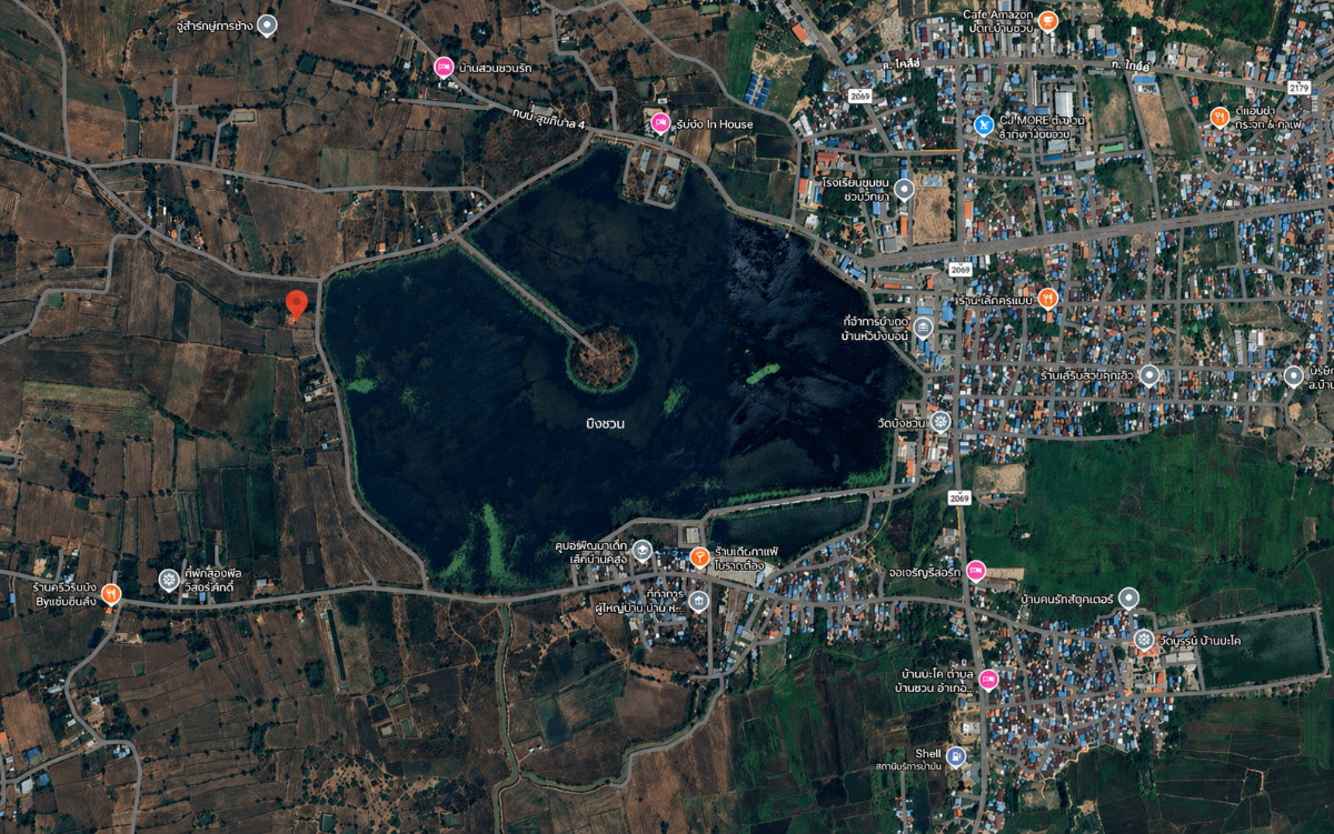 รูป บ้านทรงไทยริมบึง 2 ไร่ วิวหลักล้าน โฉนดพร้อมโอน ที่ชัยภูมิ - รูปที่ 6/7