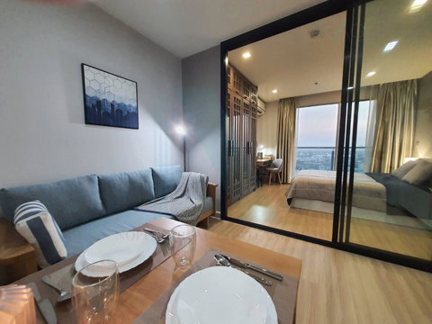 For Rent Condo SKY WALK RESIDENCE Building 1, Floor 29,1 bed room, Room size 37.00 sqm