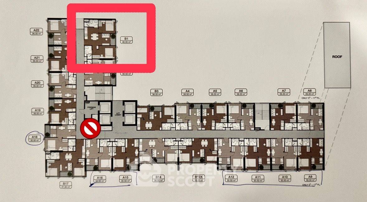 รูป คอนโด 2 ห้องนอน ขนาด 46 ตร.ม. ในโครงการ NUE Epic Asoke Rama 9 ใกล้ MRT พระราม 9 400 ม. (เลี้ยงสัตว์ได้) (ID 1926933) - รูปที่ 6/7