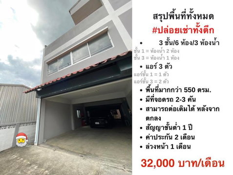 🏢✨ ปล่อยเช่าทั้งตึก 3 ชั้น ซอยโกสุมรวมใจ 3 6 ห้อง 3 ห้องน้ำ พื้นที่ใหญ่ จัดสรรได้อิสระ รองรับทั้งธุรกิจและอยู่อาศัย ✨🏢