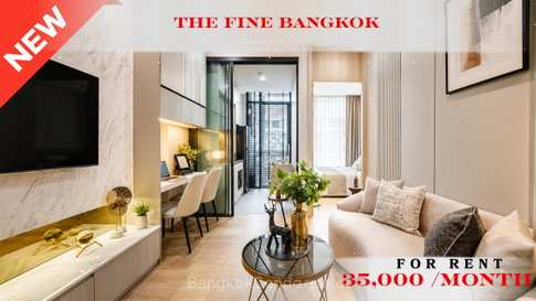 🍀🍀🍀Beautiful condo 🌸 ให้เช่า📌 The Fine Bangkok (Line:@rent2022) พร้อมเข้าอยู่ ✨A08620