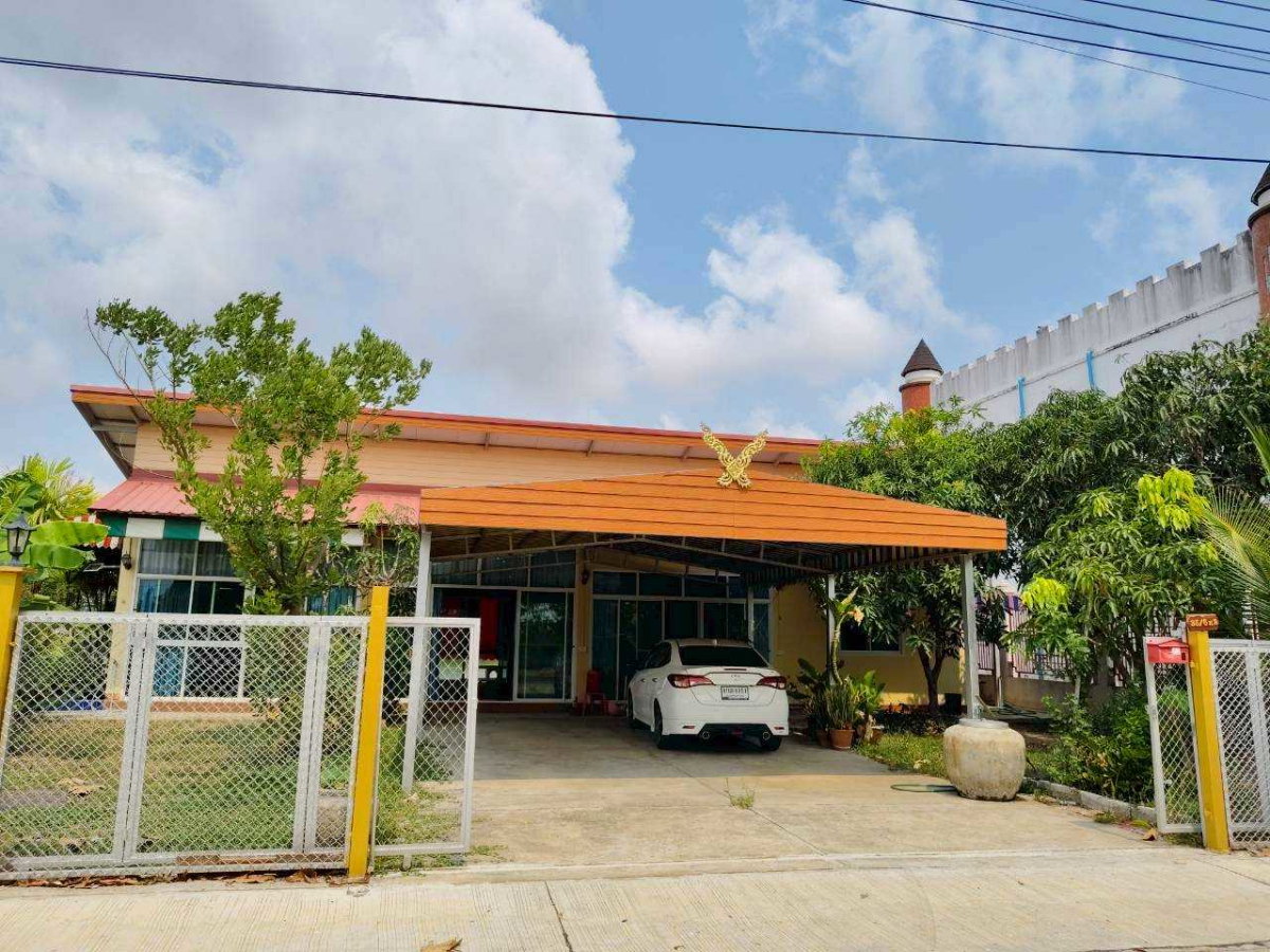 รูป ขายบ้านเดี่ยวชั้นเดียว ริมน้ำ บรรยากาศรีสอร์ท ถนนศรีวารี ใกล้สนามบินสุวรรณภูมิ - รูปที่ 2/19