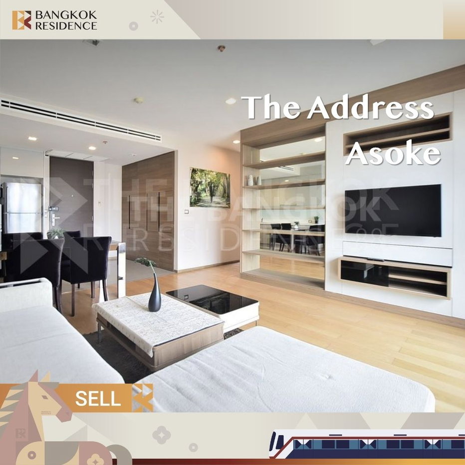 รูป ❤️🔥 ขายด่วน! The Address Asoke ใกล้ Mrt เพชรบุรี ห้องกว้างมาก 124 ตร.ม. 🛌 - รูปที่ 1/13