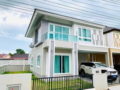 ให้เช่าบ้านเดี่ยว 2 ชั้น ในโครงการ กาญจน์กนก 21 เมืองเชียงใหม่ เฟอร์นิเจอร์ครบ ใกล้บิ๊กซีหางดง (R1086) T.0946511456
