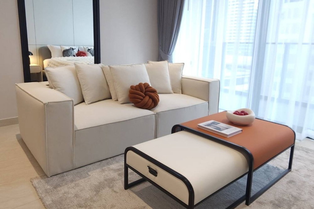 รูป  ขาย -เช่า !! Tait Sathorn 12, 1 ห้องนอน, 1 ห้องน้ำ, วิวเมือง, ห้องมุม, ห้องอยู่ทางทิศใต้ !! Code C20230600095 แต่งครบ, พร้อมเข้าอยู่, ราคาพิเศษ!!📣📣 - รูปที่ 2/13