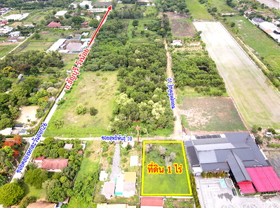 Land for sale : For sale: Vacant land in Khlong Hok, Khlong Luang, Pathum Thani — 1 rai.