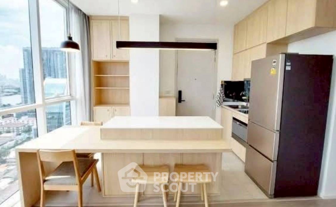 picture 2-BR 60 Sqm, 21st-Floor Condo At De Lapis Charan 81 Near MRT Bang Phlat (100m) (ID 2828573) - 4/4