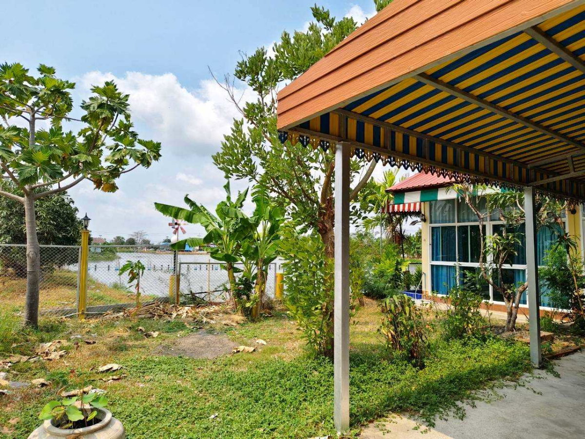 รูป ขายบ้านเดี่ยวชั้นเดียว ริมน้ำ บรรยากาศรีสอร์ท ถนนศรีวารี ใกล้สนามบินสุวรรณภูมิ - รูปที่ 5/19