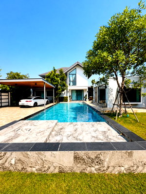 Houses for rent San Sai Chiang Mai : For Rent: Pool Villa in San Na Meng, San Sai (ID:031PR)
