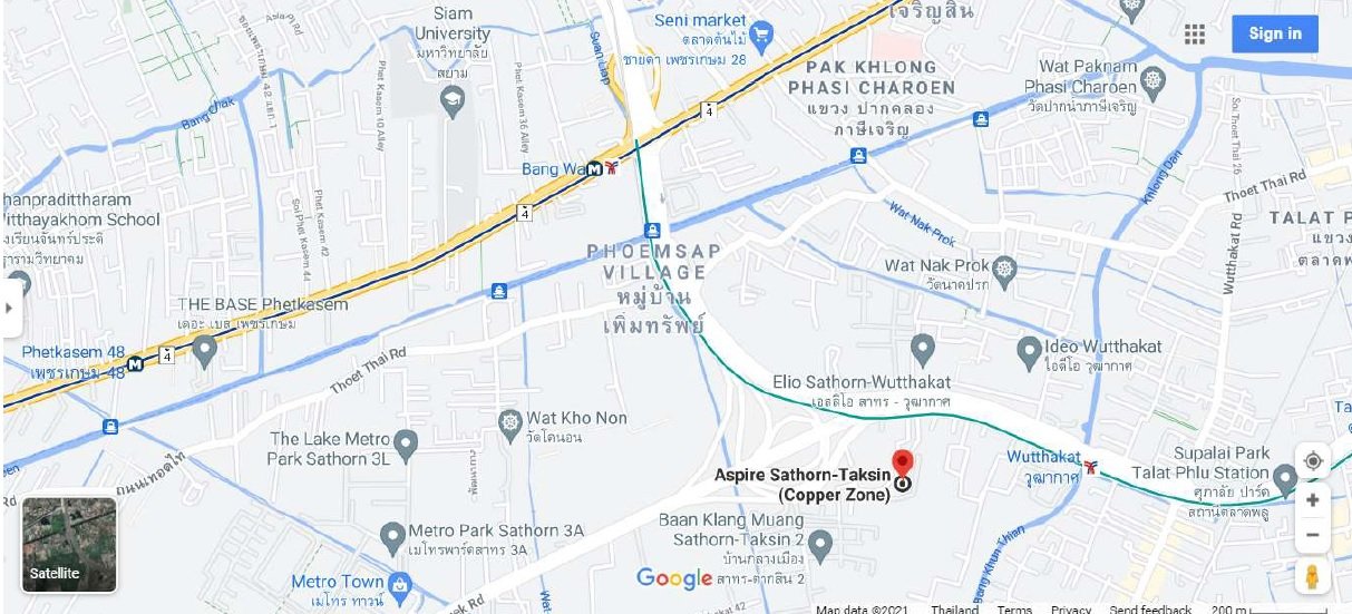 รูป ห้องชุด/คอนโดมิเนียม 22.68 ตร.ม. ห้องชุด แอสปาย สาทร-ตากสิน [คอปเปอร์โซน ชั้น 21] จอมทอง กรุงเทพมหานคร 1.7M - รูปที่ 8/8