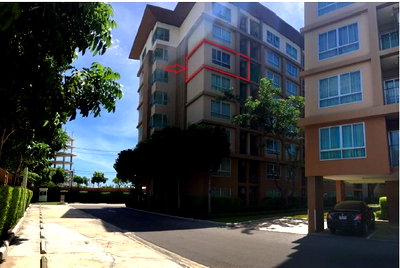 ขายคอนโด : ห้องชุด/คอนโดมิเนียม 30.17 ตร.ม. ห้องชุด บ้านทิวลม ชะอำ [ชั้น 6 อาคาร D] ชะอำ เพชรบุรี 1.7M