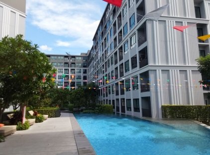 รูป ห้องชุด/คอนโดมิเนียม 25.96 ตร.ม. ห้องชุด ดีคอนโด แคมปัส ไฮด์อเวย์ [ชั้น 7 อาคาร B] คลองหลวง ปทุมธานี 2.1M - รูปที่ 1/8