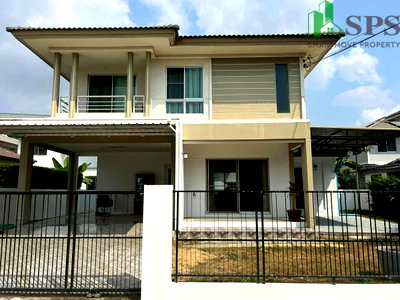 เช่าบ้านเดี่ยว มาร์เก็ต วิลเลจ สุวรรณภูมิ : บ้านเดี่ยว ให้เช่า บ้านสีวลี บางนา (SPSJP302)