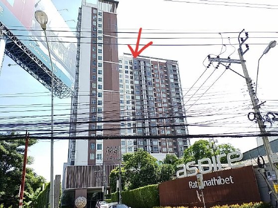 รูป ห้องชุด/คอนโดมิเนียม 46.79 ตร.ม. ห้องชุด แอสปาย รัตนาธิเบศร์ [ชั้น 18] เมืองนนทบุรี นนทบุรี 2.7M - รูปที่ 1/4