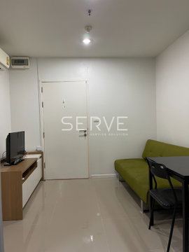 1 Bed Large Room City view Fully furnished Good Location Close to MRT Phra Ram 9 400 m. @ Aspire Rama 9