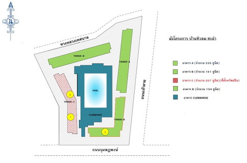 ห้องชุด/คอนโดมิเนียม 29.95 ตร.ม. ห้องชุด บ้านทิวลม ชะอำ [ชั้น 4 อาคาร C] ชะอำ เพชรบุรี 1.5M
