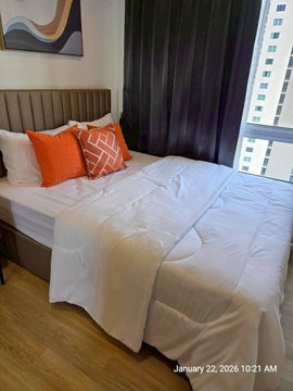 [P-49701] Rent The Base Sukhumvit 77 Price 14K | Studio Floor 19 City View, Fully Equipped 085-592-2897 Line: @easythaihome