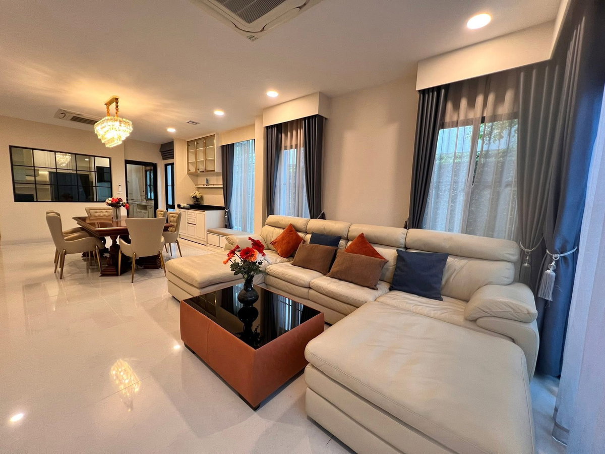 รูป 🏡✅😊 เช่าบ้านโครงการ นันทวัน พระราม9-กรุงเทพกรีฑาตัดใหม่ ตกแต่งหรูหรา พื้นที่ใช้สอยกว้างขวาง โลเคชั่นดี - รูปที่ 7/27