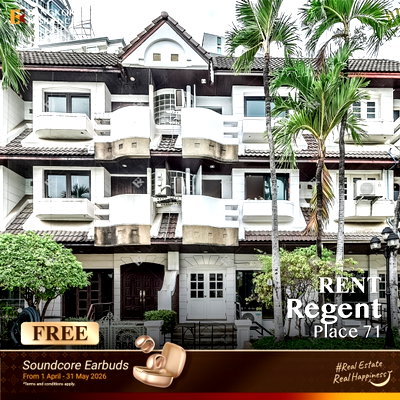 เช่าทาวน์โฮม แม็คโคร ฟู้ดเซอร์วิส สุขุมวิท 71 : Luxury House for Rent 🏡 Regent Place 71💎 บ้าน 4นอน 120k ทำเลศักยภาพ  ใกล้ BTS พระโขนง เชื่อมเอกมัย–ทองหล่อ