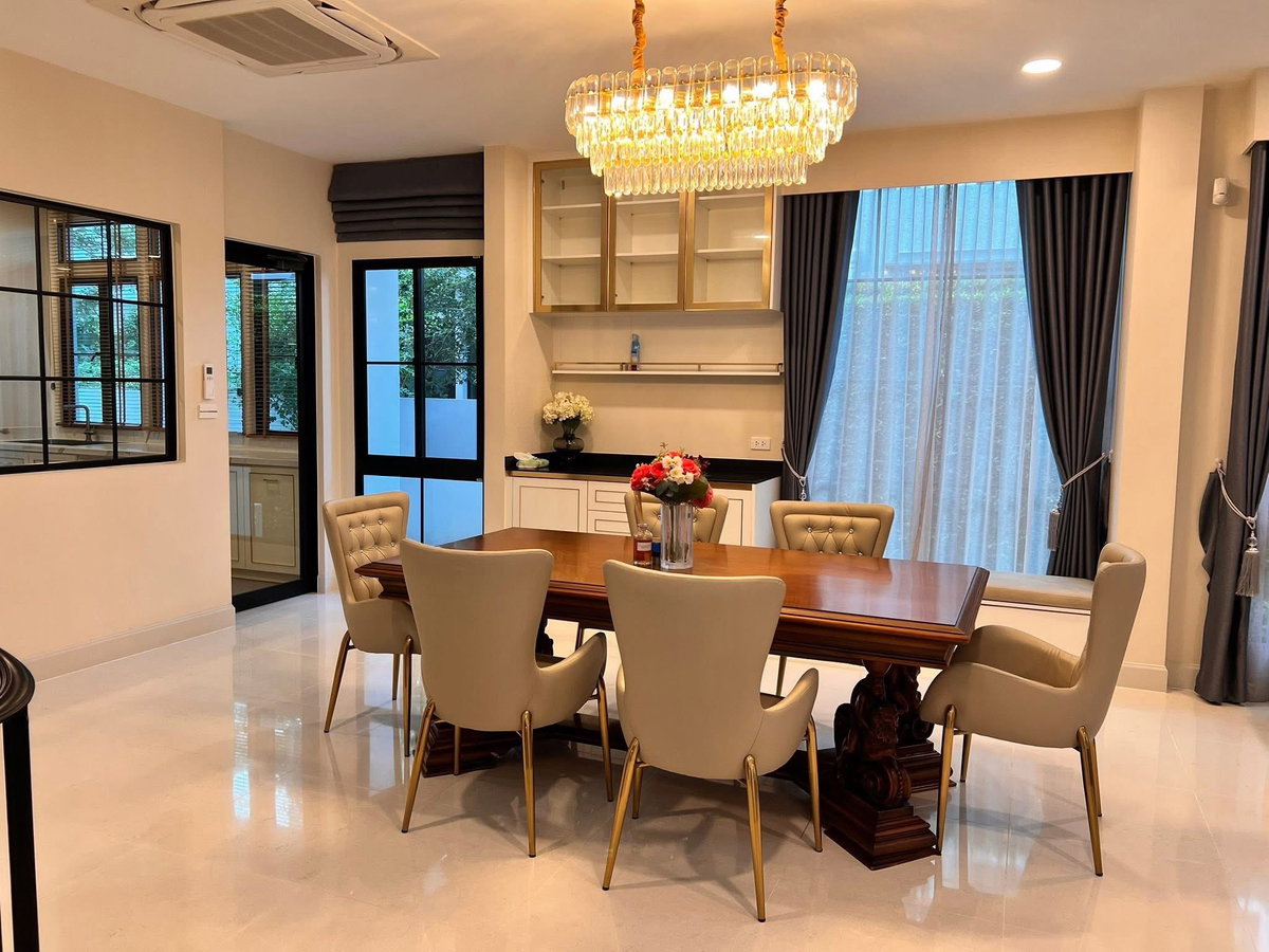 รูป 🏡✅😊 เช่าบ้านโครงการ นันทวัน พระราม9-กรุงเทพกรีฑาตัดใหม่ ตกแต่งหรูหรา พื้นที่ใช้สอยกว้างขวาง โลเคชั่นดี - รูปที่ 8/27