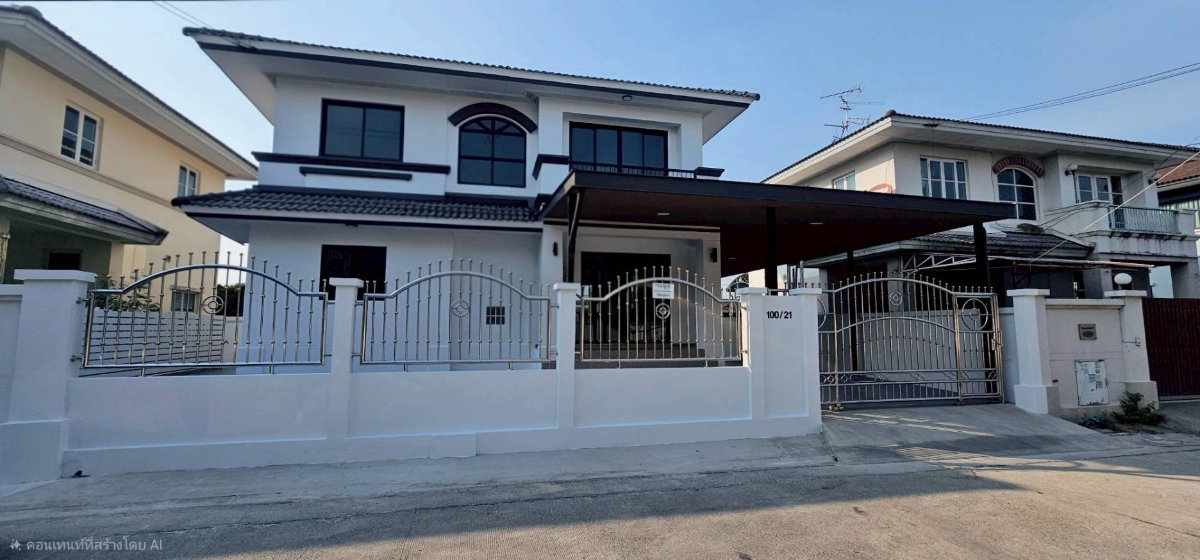 รูป S2968 ขายบ้านเดี่ยวตกแต่งใหม่ พร้อมอยู่ หมู่บ้านชัยพฤกษ์ 1 ถ.คุ้มเกล้า 7 - รูปที่ 1/20