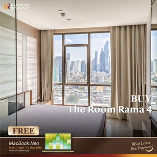 🌅 ขายคอนโด The Room Rama 4 ใจกลางเมือง ใกล้ MRT หัวลำโพง ห้องกว้าง วิวทิศตะวันออก รับแดดเช้า 🌅