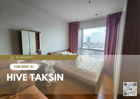 ให้เช่า 📍 Hive Taksin 📍 เฟอร์นิเจอร์ และ เครื่องใช้ไฟฟ้าครบ ใกล้ BTS วงเวียนใหญ่