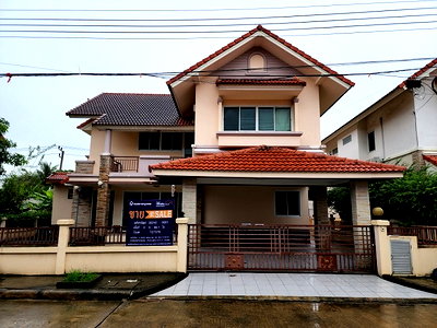 บ้านเดี่ยว ลำลูกกา ปทุมธานี : บ้าน 2 ชั้น เนื้อที่ 80.1 ตร.ว. ม.ทวีลดา ซ.บุญคุ้ม อ.ลำลูกกา ปทุมธานี