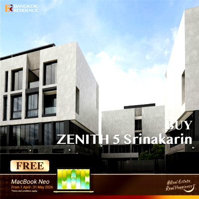 โฮมออฟฟิศ เซ็นทรัล พลาซ่า บางนา : 💎🏡ขายบ้านหรู Ultra Luxury ZENITH 5 Srinakarin พื้นที่กว้าง เพดานสูง โปร่ง ดีไซน์สวย เรียบหรู💎