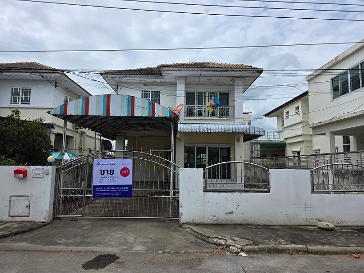 รูป บ้าน 2 ชั้น เนื้อที่ 54 ตร.ว. ม.บุณฑริก ถ.ไสวประชาราษฎร์ อ.ลำลูกกา ปทุมธานี - รูปที่ 1/6