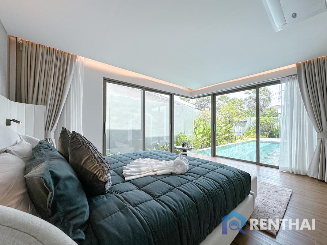 รูป บ้านพูลวิลล่าสไตล์รีสอร์ท ทำเลดีใกล้กับหาดลายันภูเก็ต - รูปที่ 20/25