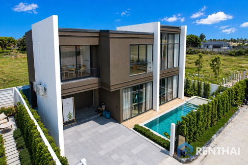 รีบด่วน ราคาพรีเซลล์ เปิดขาย บ้านพูลวิลล่า สองชั้น สไตล์โมเดิร์น วิวภูเขา