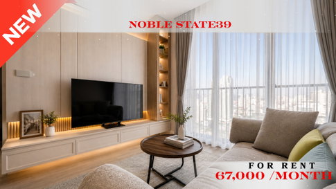 🍀🍀 Beautiful Room🌸 ให้เช่า📌 โนเบิล สเตท 39 (Line: @rent2022)BTS พร้อมพงษ์ พร้อมเข้าอยู่ 🔖A11278