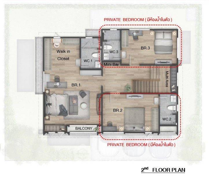 รูป บ้านเดี่ยว 4 ห้องนอน ขาย, แกรนด์ บริทาเนีย พระราม 9, ลาดกระบัง (ID 1357912) - รูปที่ 15/15