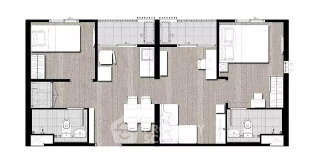 picture 2-BR 49 Sqm On 10th Floor At Plum Condo Central Station Near MRT Sam Yaek Bang Yai (ID 2848554) - 4/21