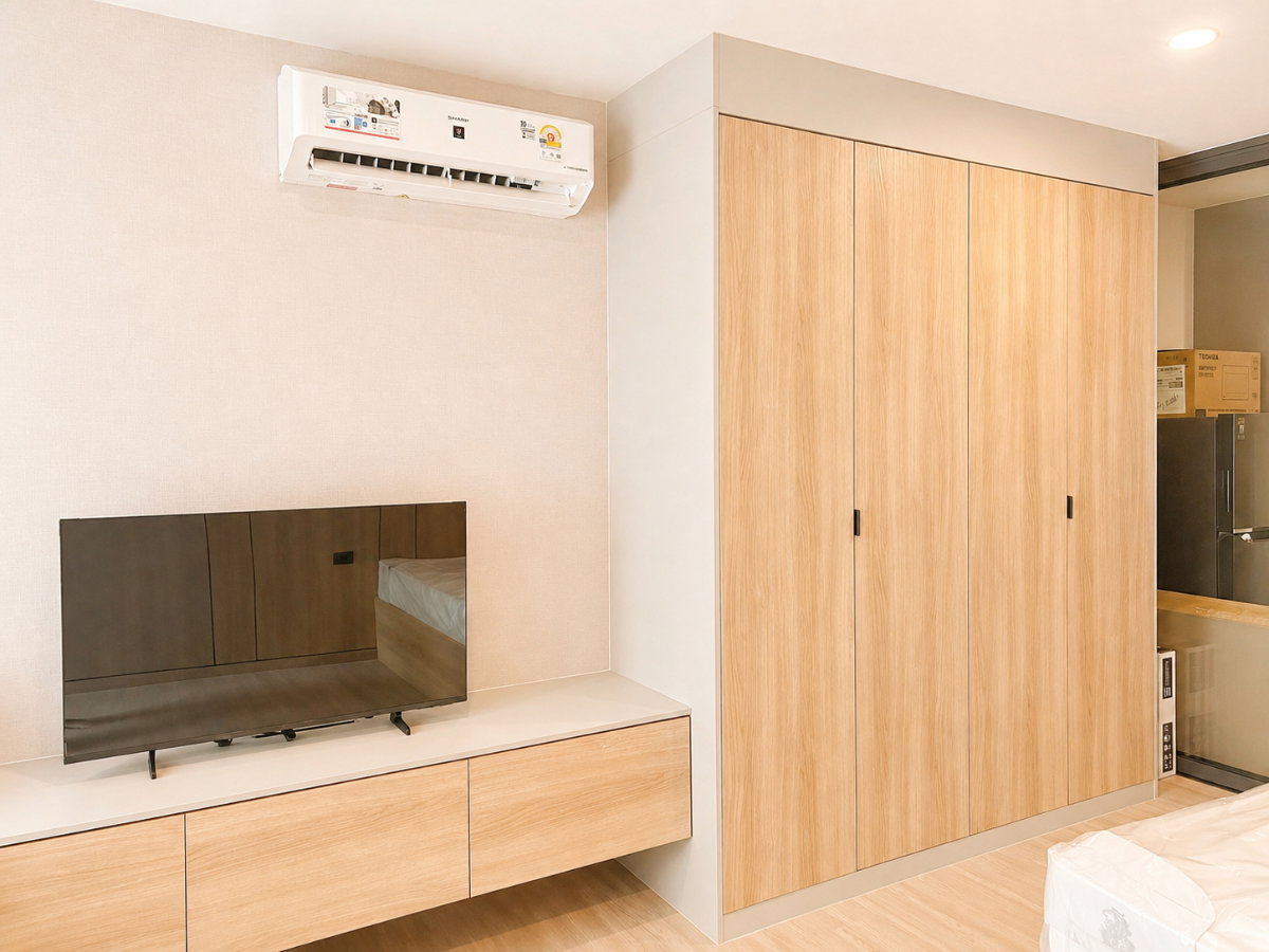 รูป ให้เช่า Aspire Sukhumvit พระราม 4 (31.42 ตร.ม.) สตูดิโอ 1 น้ำ พร้อมอยู่ - รูปที่ 3/5