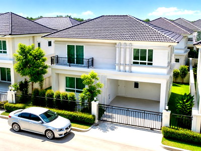 บ้านเดี่ยวให้เช่า : ใกล้เดอะไนน์ พระราม 9 800 ม. ARL บ้านทับช้าง 1.6 กม. บางกอก บูเลอวาร์ด วงแหวน-พระราม 9 บ้านเดี่ยว 3 นอน สะพานสูง 3 น้ำ 50 ตร.ว. 200 ตร.ม.