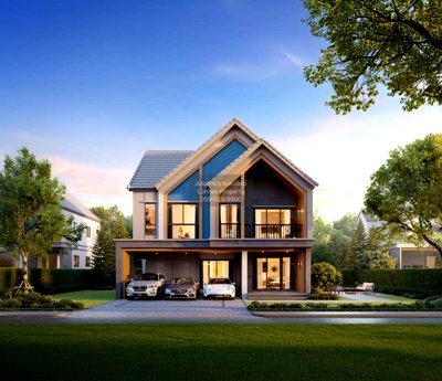 Houses for rent Pathumthani : For Rent House , Passorn Ratchaphruek - Tiwanon 2 , Bang Khu Wat , Mueang Pathum Thani , Pathum Thani , CX-152640 ✅ Live chat with us ADD LINE @connexproperty ✅