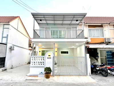 ขายทาวน์โฮม : ขายทาวน์เฮาส์ โครงการ บ้านพฤกษา 45 บางใหญ่ 2 ชั้น 3 ห้องนอน 2 ห้องน้ำ