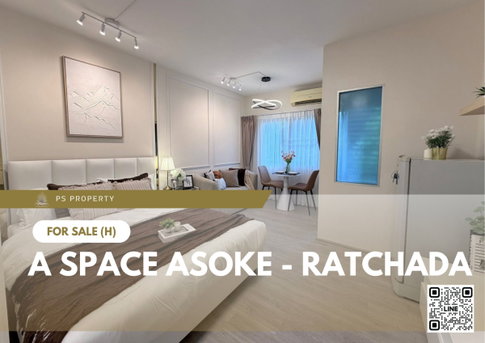 Urgent Sale 🔥 A Space Asoke - Ratchada 🔥 Beautifully decorated and fully furnished. Near MRT Rama 9.