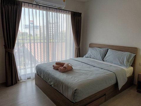 Call : 086-008-8673 Condo La Casita Hua Hin ใกล้หาดหัวหิน ขนาด 27 ตารางเมตร 1 ห้องนอน ชั้น4 ทิศเหนือ ตึกD ตกแต่งครบพร้อมอยู่