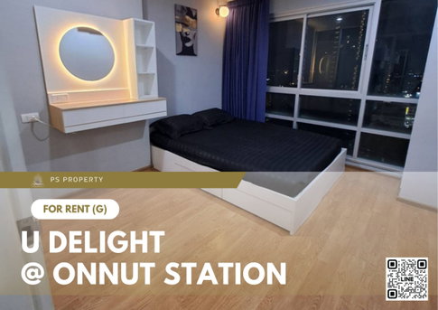 For Rent 📍 U Delight @ Onnut Station 📍 Fully furnished with appliances, near BTS Onnut.