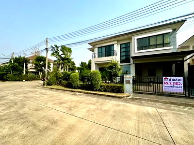 เช่าบ้านเดี่ยว นครปฐม : 🏡ND0541🏡ให้เช่า บ้านเดี่ยว บางกอก บูเลอวาร์ด ปิ่นเกล้า - เพชรเกษม หลังมุม 