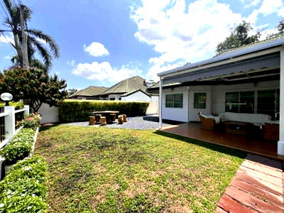 บ้านเดี่ยว พิพิธภัณฑ์ยางพารา  : Modern Villa for Sale Pattaya Quiet Residential Area Pet Friendly